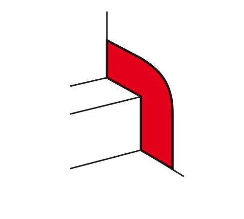 Накладка на стык со стеной для кабель-канала шириной 195-220 Leg 010699 Накладка на стык со стеной для кабель-канала шириной 195-220 Leg 010699