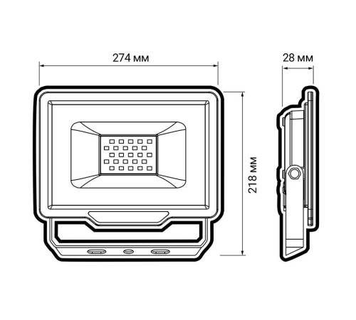 Прожектор светодиодный PFL-C3 100Вт 6500К IP65 ДО закален. прозр. стекло Pro JazzWay 5023628A Прожектор светодиодный PFL-C3 100Вт 6500К IP65 ДО закален. прозр. стекло Pro JazzWay 5023628A