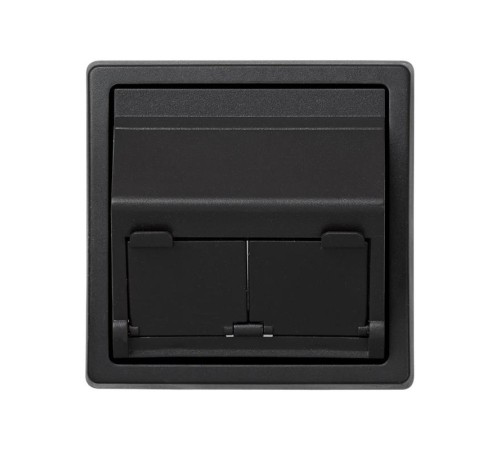 Адаптер на 2 RJ45(12) коннектора 75528; 75540; 75541; 75544-39 75542-30 наклонный Simon73 Loft графит 73086-62 Адаптер на 2 RJ45(12) коннектора 75528; 75540; 75541; 75544-39 75542-30 наклонный Simon73 Loft графит 73086-62